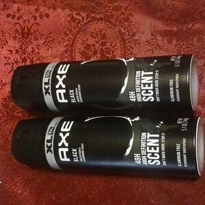 2 AXE BLACK Frozen Pear & Cedarwood Scent. NWOT.